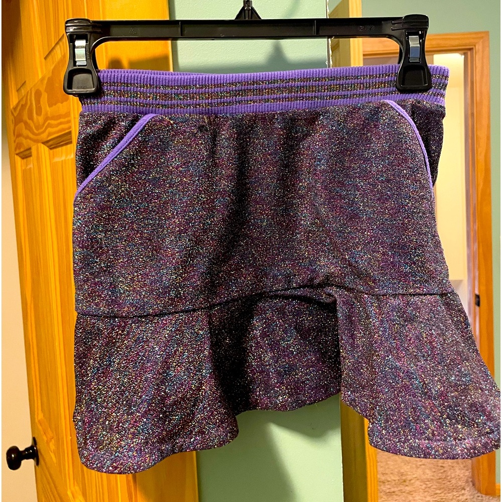 Purple sparkly Cat and Jack girls 6/6x skirt
